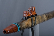 Buckeye Burl Native American Flute, Minor, Mid A-4, #J17I